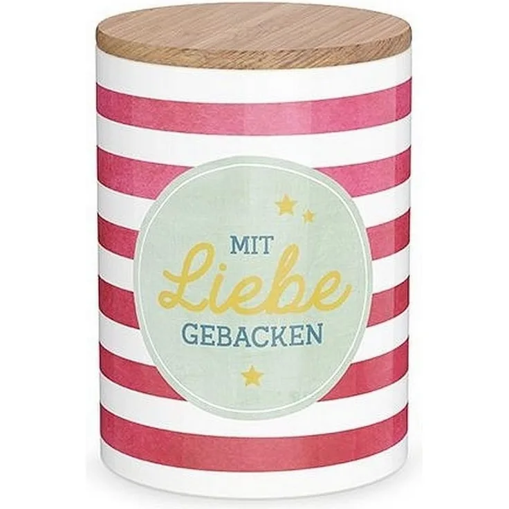 Vorratsdose Plätzchendose Weihnachten Mit Liebe Gebacken Rot Weiß La Vida 308112