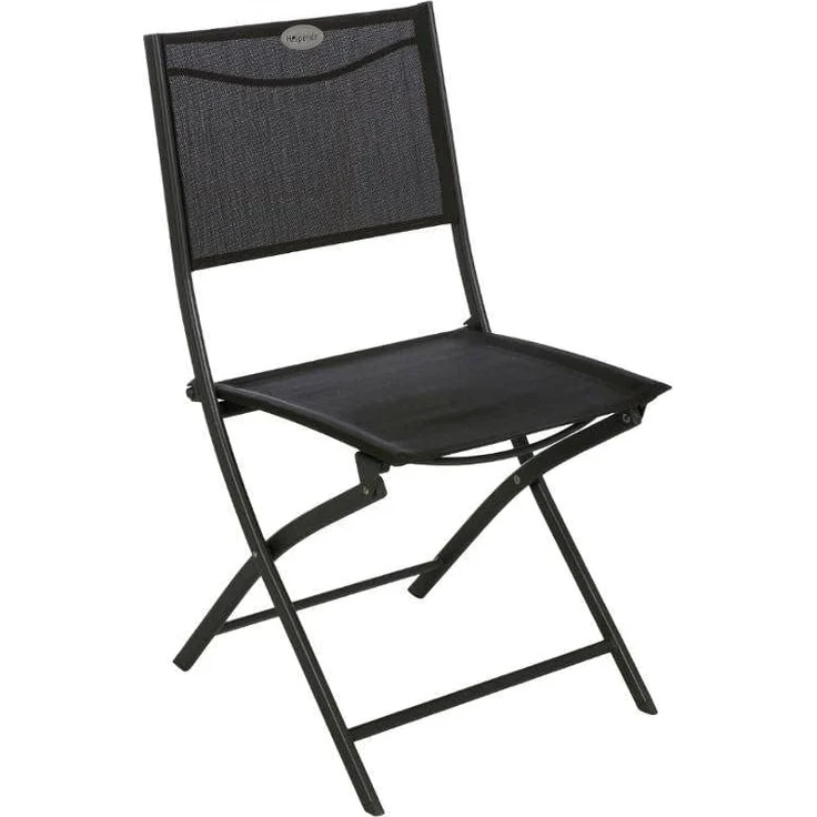 Hespéride - 4er-Set klappbare Gartenstühle Modula in Anthrazit- und Graphitgrau - Anthrazit/Graphit – Bild 4
