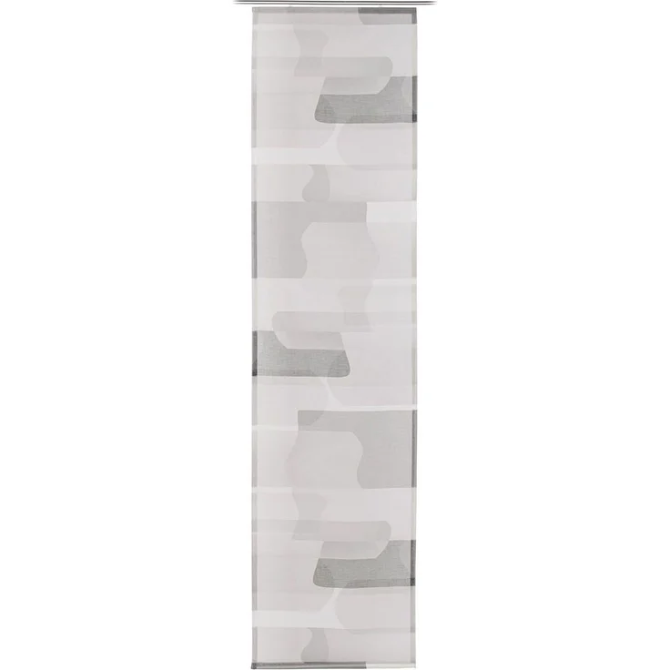 GÖZZE Flächenvorhang BOLERO anthr. BH 60x245 cm grau Gardine Fertigvorhang
