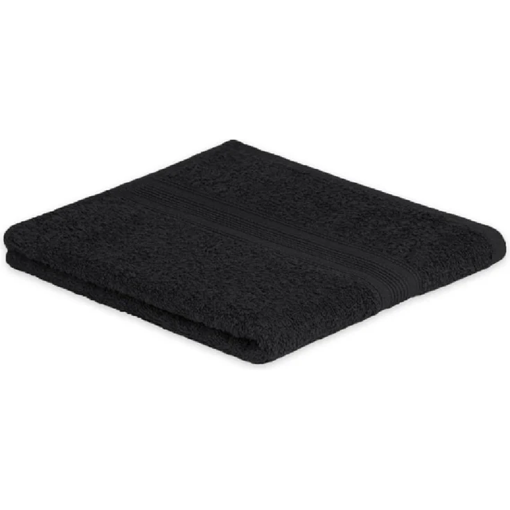 Handtuch 50 x 100 cm 500g/m² Schwarz