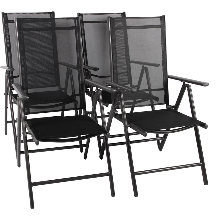 VCM Gartenmöbel-Set Miami 917328 Anthrazit H. 105 x B. 80 x T. 80 cm – Bild 2