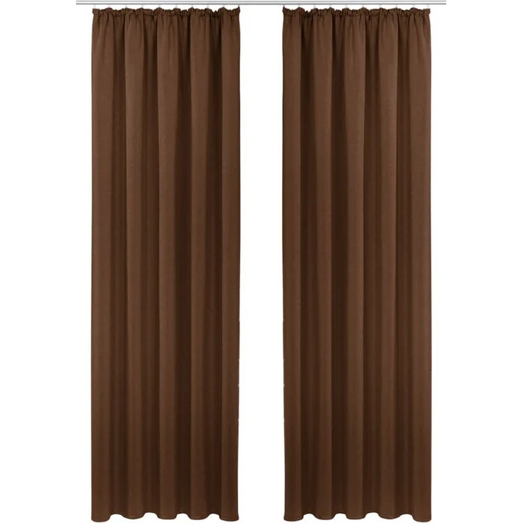 OTTO home Vorhang SOLA, Kräuselband, 1& 2er Pack, blickdicht/verdunkelnd, Topseller! (1 St), Kräuselband, verdunkelnd, Polyester, Breite:130 cm, 1 Schal, einfarbig, Verdunkelung – Bild 2