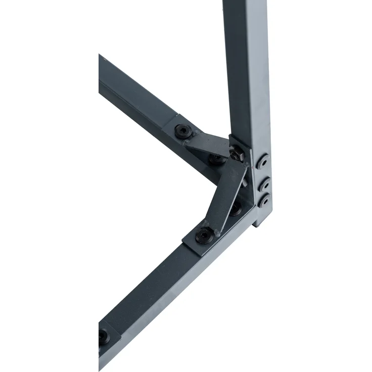 DELUKE® Kaminholzregal aussen mit Abdeckung HEOD - für Feuerholz Brennholzregal aussen Kaminholzunterstand Kaminholzständer draussen Feuerholzregal aussen, 70x165x165, Aluminium, Mit Plane – Bild 7