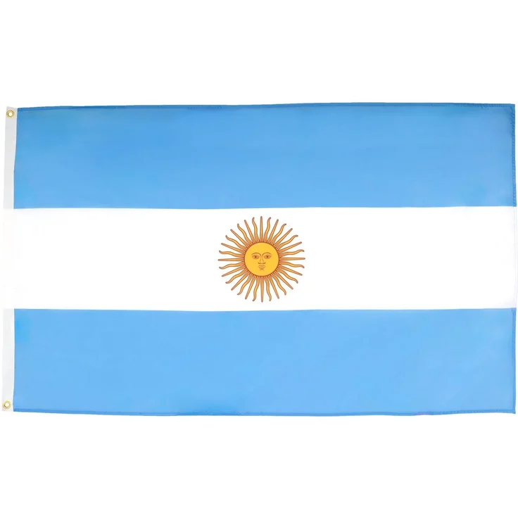 AZ FLAG - Flagge Argentinien - 90x60 cm - Argentinische Fahne 60x90 Cm Feiner Polyester - Flaggen
