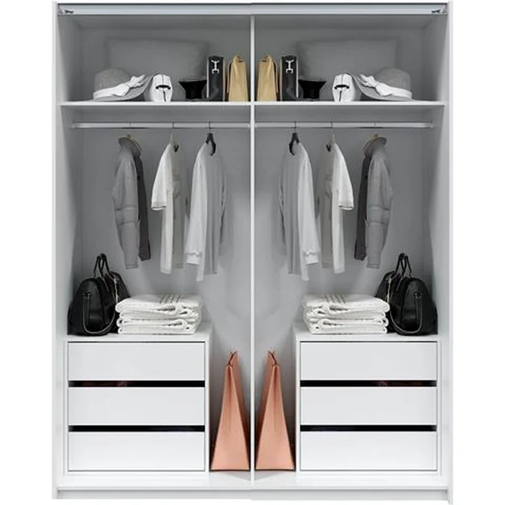 Schubkasteneinsatz >Arc< (2er-Set) in weiss - 60x57x44 (BxHxT) – Bild 4