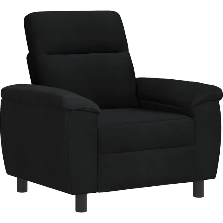 vidaXL Sofa Schwarz 95 x 90 x 95 cm Stoff 42040897 – Bild 2