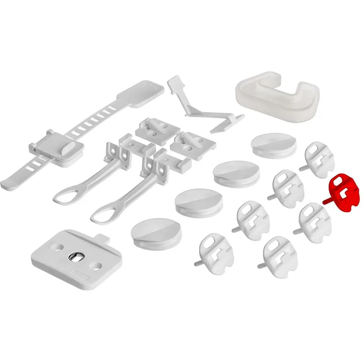 Reer 77012  MySafeHome Sicherheits-Starter-Set, 15 Teilig, weiß