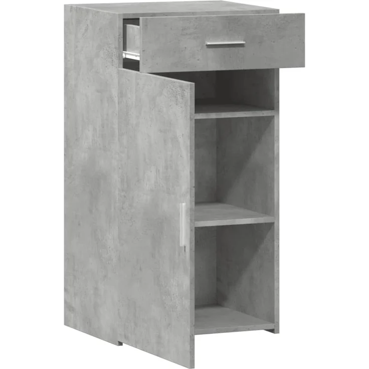 vidaXL Sideboard Betongrau 50x42,5x93 cm Holzwerkstoff 846295 – Bild 8
