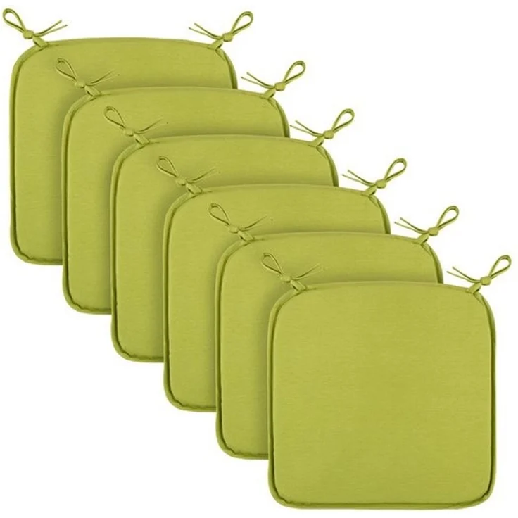 Bestlivings Stuhlkissen mit Haltebändern Canvas, 38x38cm, robust, Mischgewebe, Indoor & Outdoor – Bild 4