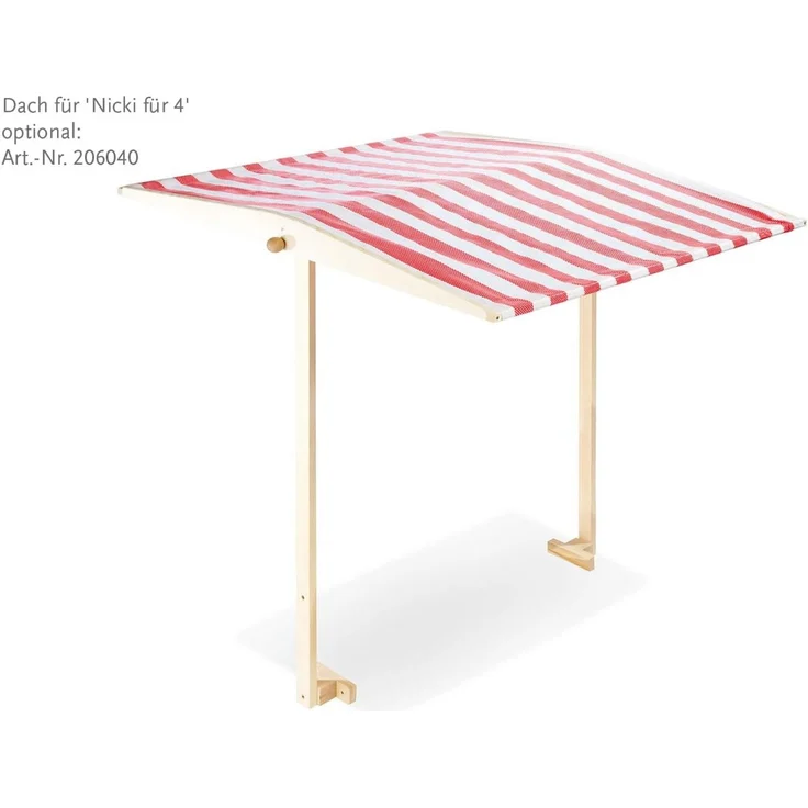 Pinolino 'Nicki' für 4 Kindersitzgarnitur, Massivholz natur, 90 x 50 x 79 cm – Bild 7