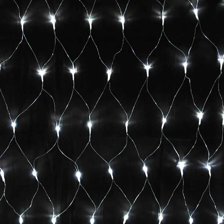 160er LED Lichternetz Lichterkette Außen Innen Party Weihnachtsbeleuchtung weiß