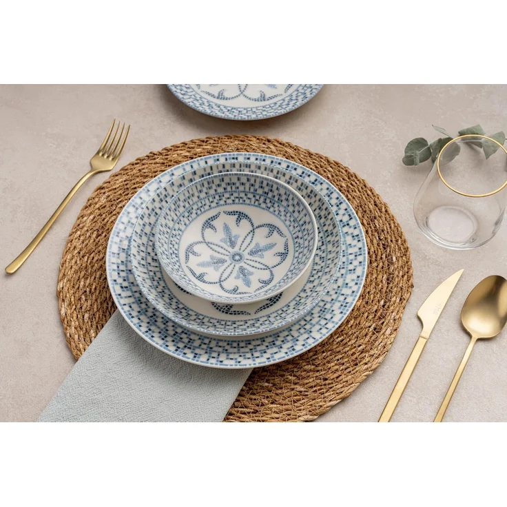 Tafelservice (24-teilig), 'GBSATN24Y4R22761', Mehrfarbig – Bild 2