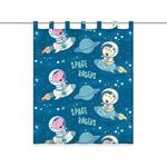 Gardine Vorhang Fertiggardine Peppa Pig Wutz Glow in the dark 140x160 cm