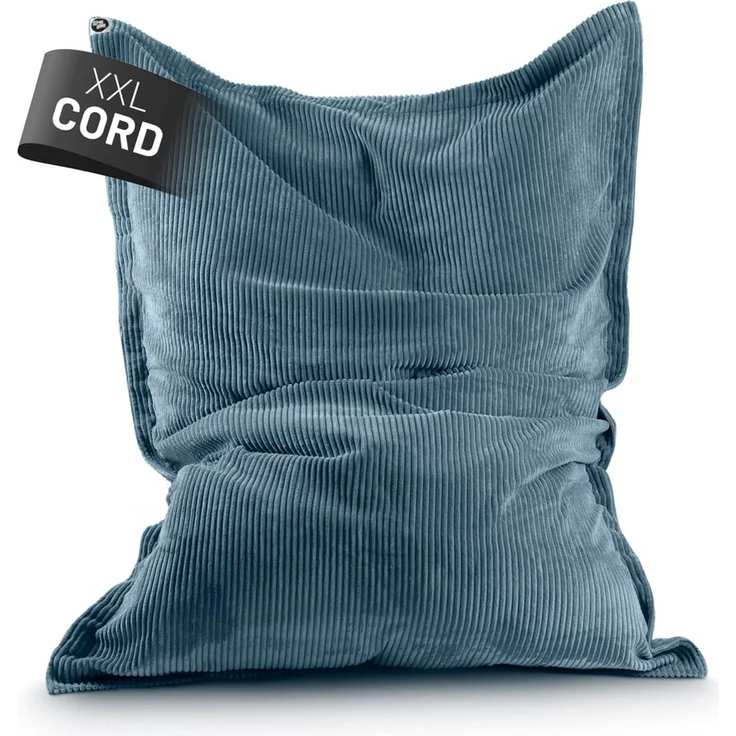 Lumaland Sitzsack Classic XXL Cord | Riesen Sitzsack XXL mit Softer Rippenstruktur – ideal zu Cord Sofa & Sessel Indoor Bean Bag für Wohnzimmer, Schlafzimmer & Co. - 380 L, 140x180 cm – Bild 1
