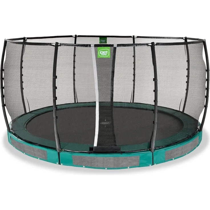 EXIT Allure Premium Bodentrampolin ø427cm, grün