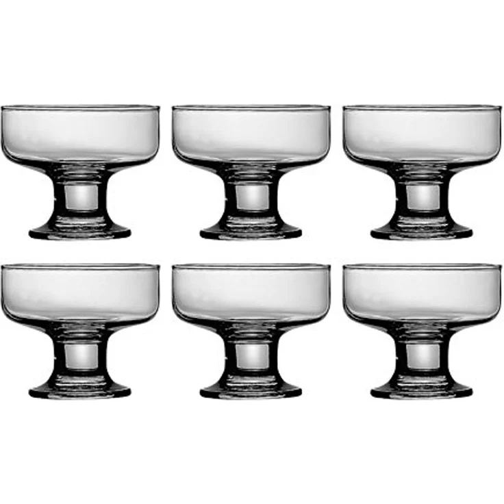 Pasabahce 41016 – 6er Set Becher aus Glas Iceville für EIS, Salat, Dessert, Beilage – Bild 2