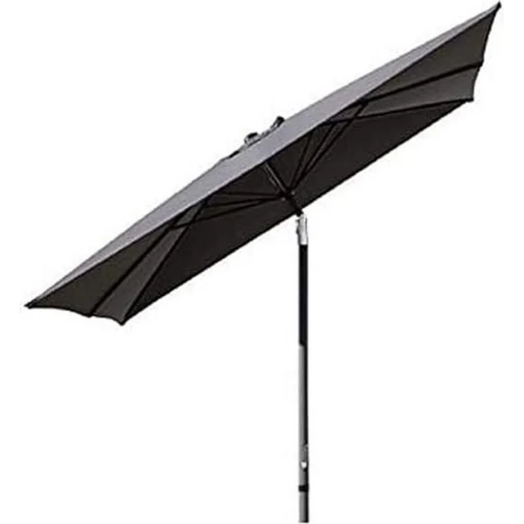 Gardissimo Sonnenschirm New Sunrise 3x2 m anthrazit Kurbelschirm knickbar Gartenschirm, LxB: 200x300 cm, Spar-Set, 1 Sonnenschirm, mit Kurbel / Kippfunktion / UV-Schutz 50+ – Bild 2
