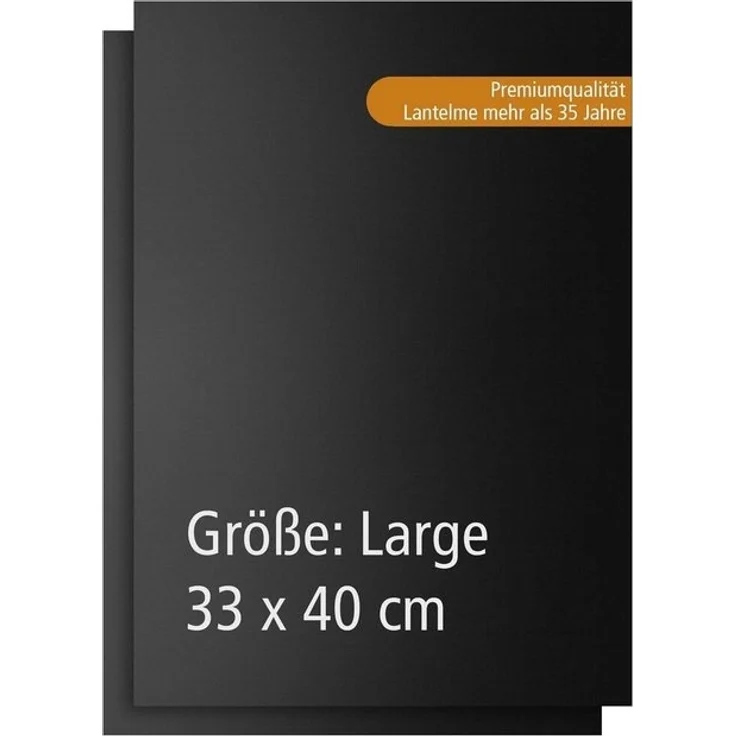 Lantelme Backmatte 2 Stück Wiederverwendbar Backblechmatte auch als Grillmatte, Kohlefaserstoff (Spar-Set, 2-tlg, 2er Pack, Für Grillrost und Backblech im Backofen), 30cm x 44cm – Bild 4