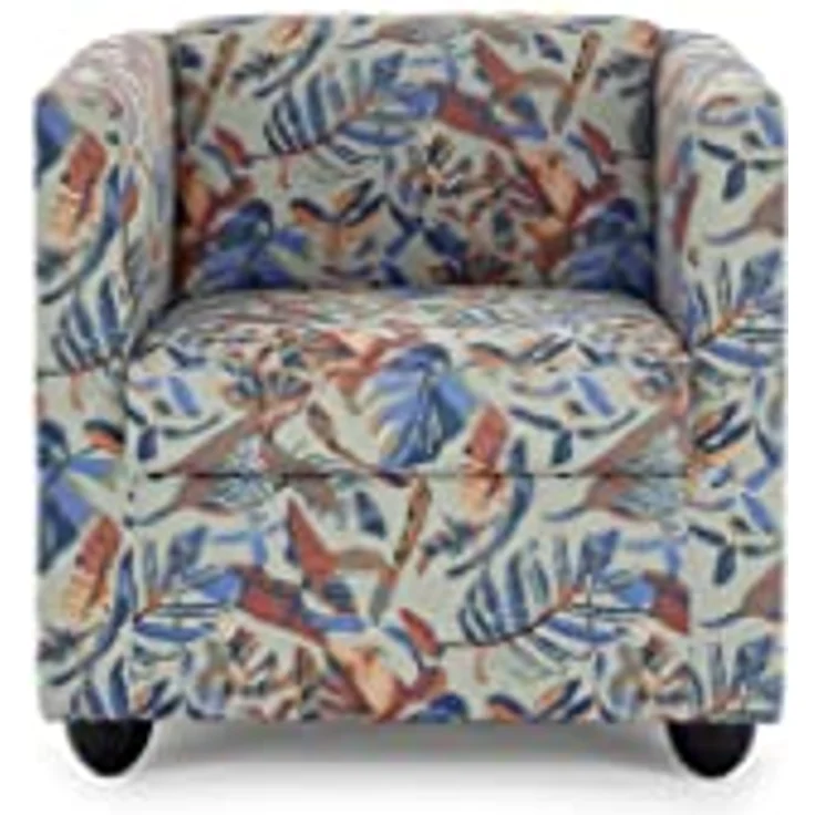 LOOKS by Wolfgang Joop Looks I Designer Sessel mit Federkern, Holzwerkstoff, grau Gemustert, 72 x 71 x 75 cm – Bild 2