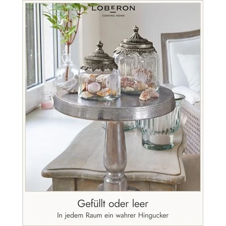 Mirabeau Dose Glasdosen 2er Set Laféline klar/silber – Bild 4