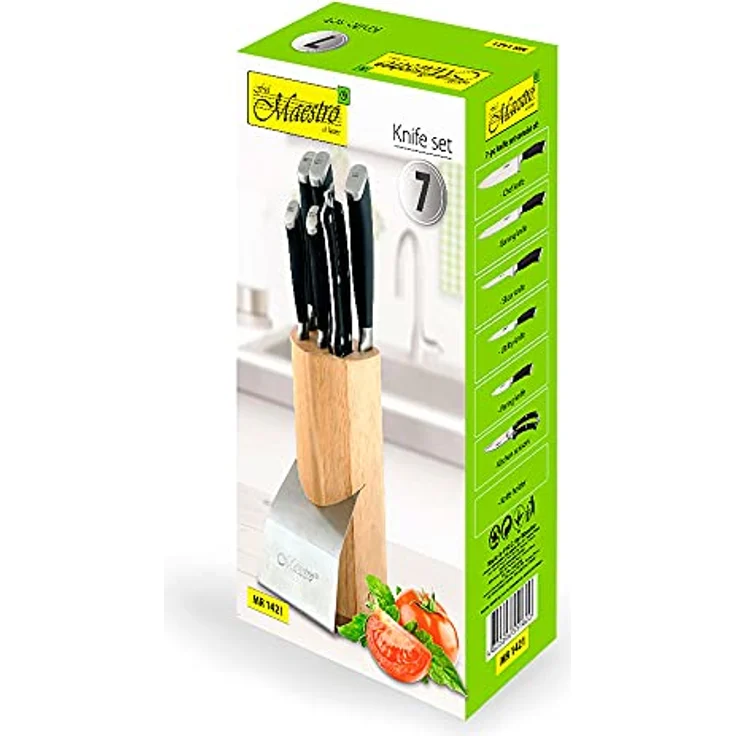Maestro Maestro 7-teiliges Messerset im Block MR1421 – Bild 7