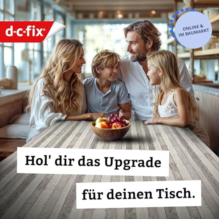 d-c-table® Tischdecke Manhattan Yvonne 150 cm rund, natur – Bild 6