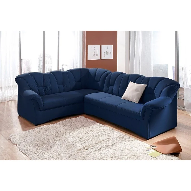 DOMO collection Ecksofa Papenburg B/T/H: 242/190/84 cm L-Form, wahlweise mit Bettfunktion, Langer Schenkel links oder rechts – Bild 5