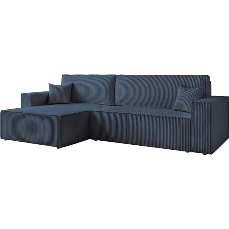 Modernes XL-Ecksofa mit Schlaffunktion und praktischem Stauraum