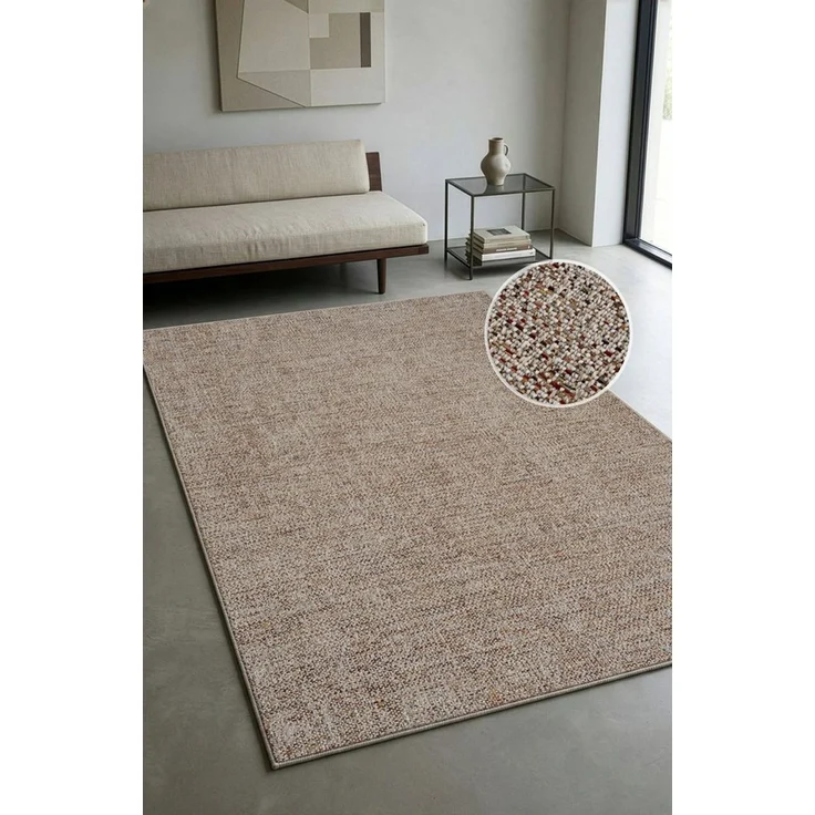 OTTO home Teppich Lennor, In- und Outdoor geeignet, Balkon, Camping, rechteckig, Höhe: 8 mm, Wetterfest & UV-beständig, meliert, Sisal-Optik, Esszimmer, Wohnzimmer – Bild 2