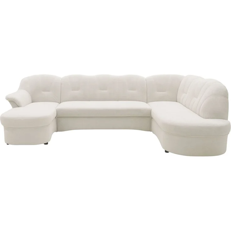 DOMO collection Wohnlandschaft FLORES 293x180x86 cm, hochwertig, komfortabel, U-Form, 3 Teile, wahlw. mit Bettfunktion, wahlw. mit Federkern, Unser Dauertiefpreis – Bild 3