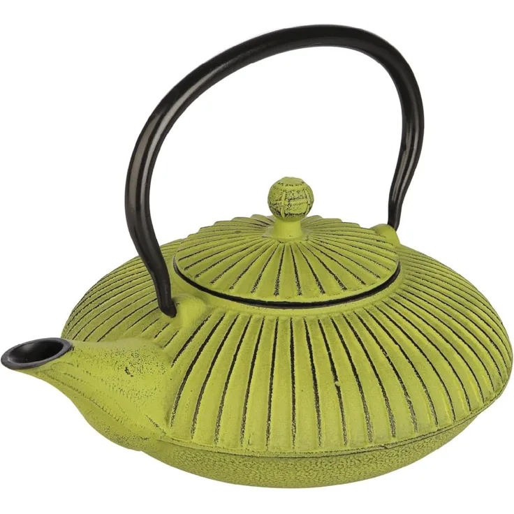Ibili Teekanne-Set Oriental mit FiLiterer 0,78 L in Schwarz, Gusseisen, 11 x 21 x 17 cm, 3-Einheiten