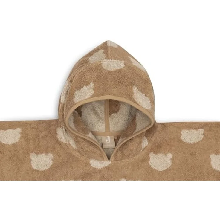 Jollein Badeponcho Kinder und Baby – Jacquard, Teddy Bear – 100% Baumwolle – Frottee – OEKO-TEX Zertifiziert – Poncho Handtuch – Badeponcho Baby für Mädchen und Jungen – Bild 3