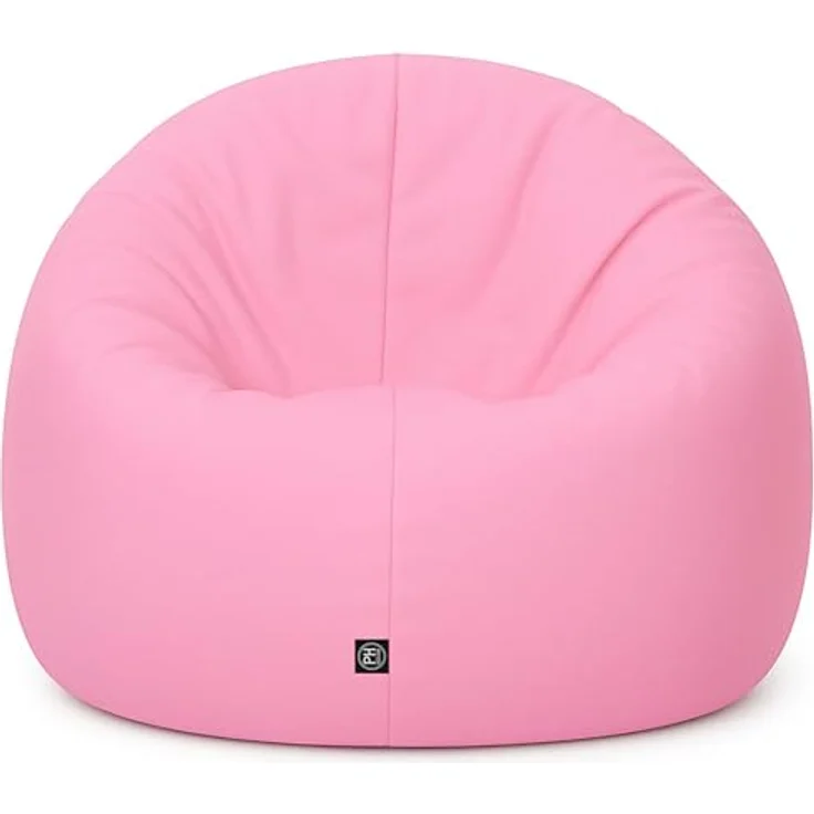 PATCH HOME 2 in 1 Funktion Sitzsack Sessel Bean Bag Sitzsäcke Gaming mit Reißverschluss bereits befüllt - Ø 125cm - Hellrosa – Bild 7
