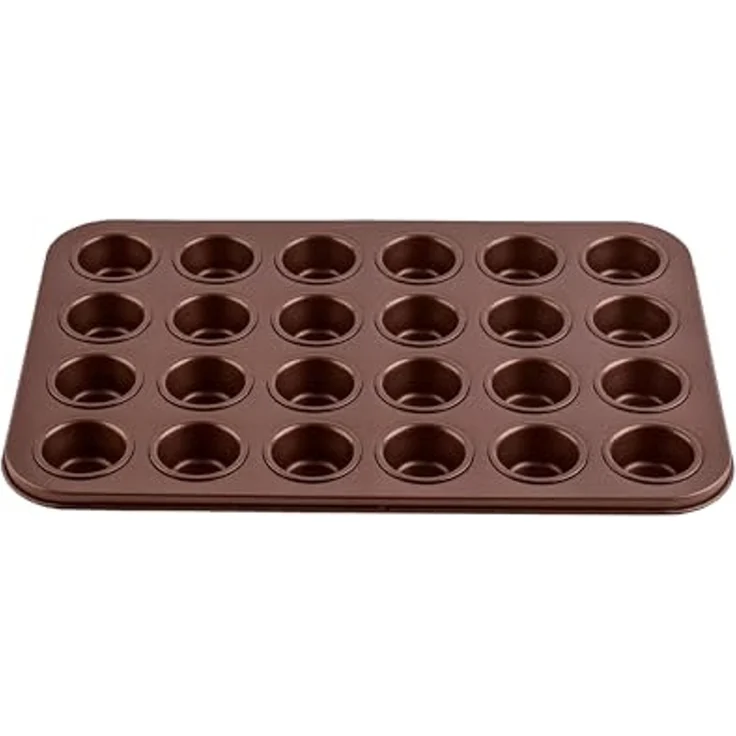 Sallys Muffinform für bis zu 24 Mini-Muffins, (24-tlg), hitzebeständig bis 240 °C – Bild 2