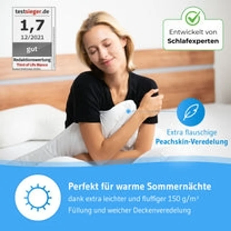 BLANCO Sommerdecke 100 x 135 cm – Bild 3