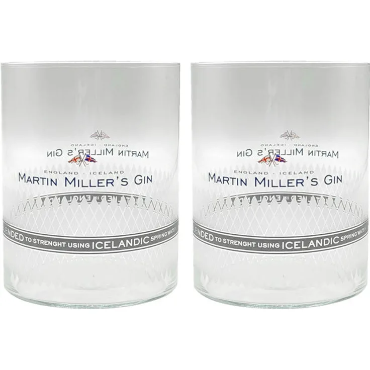 Martin Miller s Gin Glas 2er Set Gläser / Tumbler