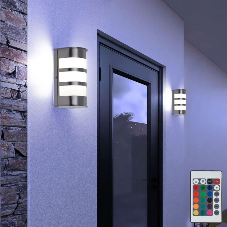 Hochwertige RGB LED Außenwandleuchte mit IP44 Schutzart – Bild 3