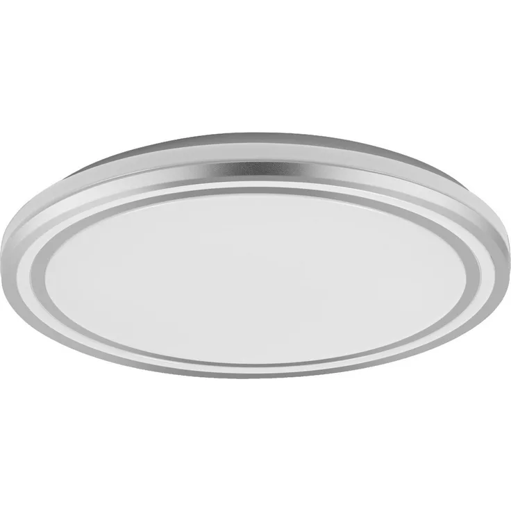 Osram LED Deckenleuchte Orbis Helman 29,5 cm 16W weiß und silber