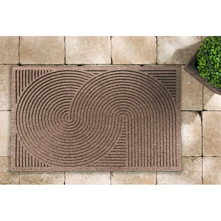 Astra Outdoor Türvorleger Graphic Deluxe 45x75 cm sand – Bild 3