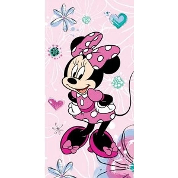 Disney Badetuch Duschtuch Badetuch Minnie Mouse 70 x 140 cm 100% Baumwolle, Baumwolle – Bild 4