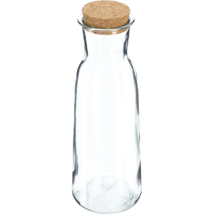KADAX Karaffe Glas Wasserkrug 1000 ml 1 Liter Wasser Wein Getränke Stopfen – Bild 5