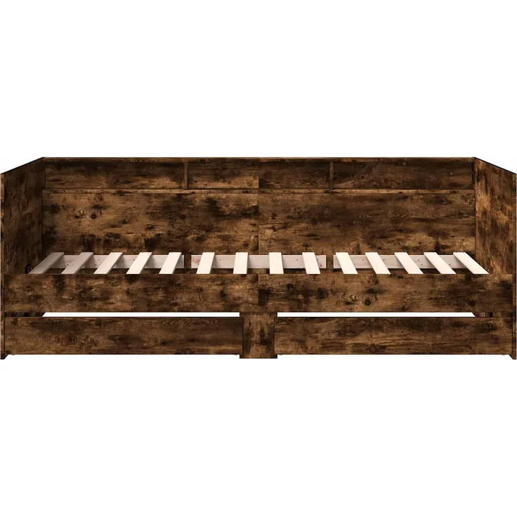 vidaXL Tagesbett mit Schubladen Geräucherte Eiche Holzwerkstoff 3429639 – Bild 5