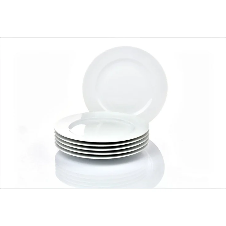 Retsch Arzberg Frühstücksteller HEIKE WEISS, Dessert- & Kuchenteller 21 cm, Set 6-tlg, Porzellan, (6 St), perfekt für Frühstück, Kaffee, Abendessen, spülmaschinenfest – Bild 5