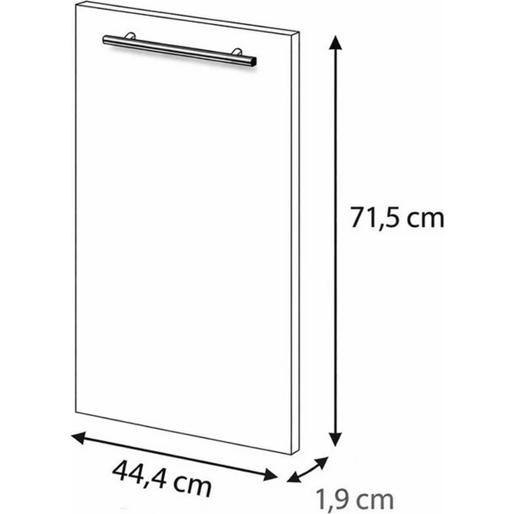 Möbelhandel Klipenstein Frontblende 60/45er Geschirrspülfront, voll-teilintegriert, 19 mm MDF, 715x594, 565x594, 715x444, 565x444 – Bild 3