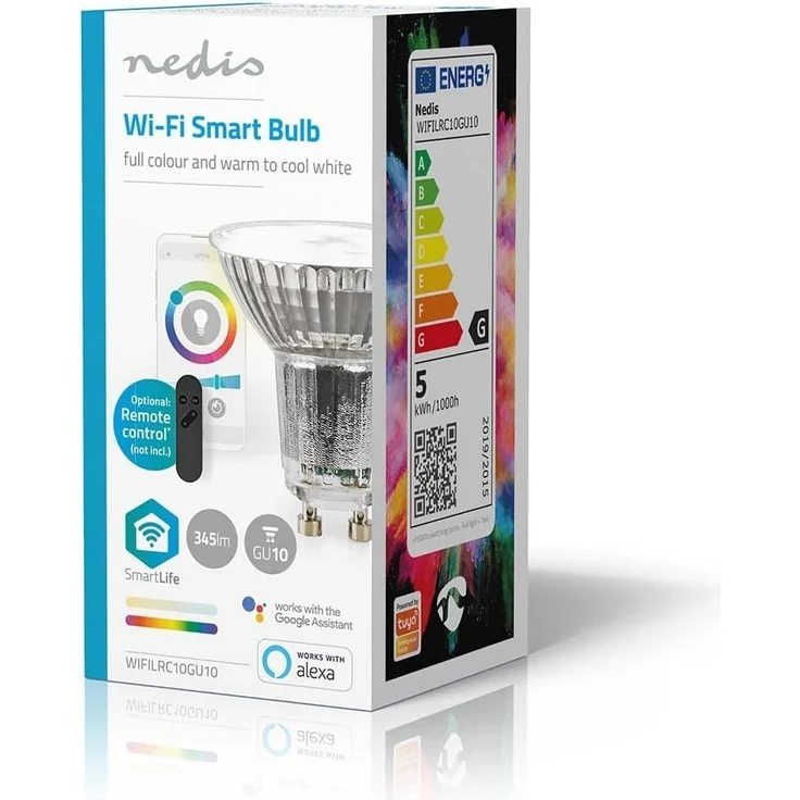 SmartLife LED-Spot | Wi-Fi | GU10 | 345 lm | 4.9 W | RGB / Warm bis kühlen weiß | 2700 - 6500 K | Energieklasse: G | Android™ / IOS | PAR16 | 1 Stück – Bild 6