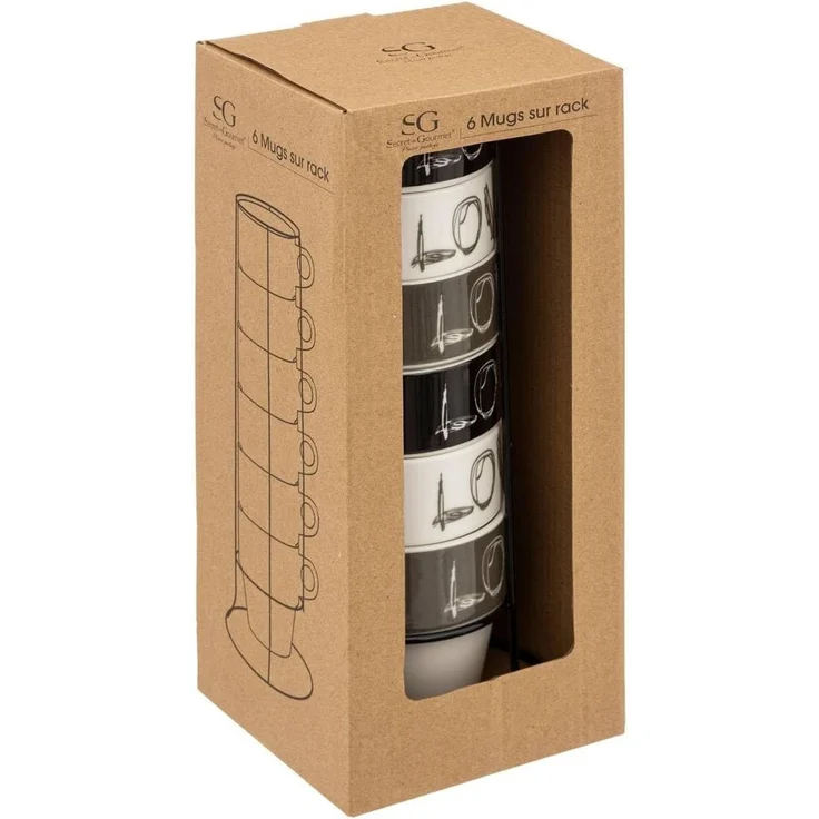 Art-Pol Set 6 Tassen Love 260 ml – Bild 3