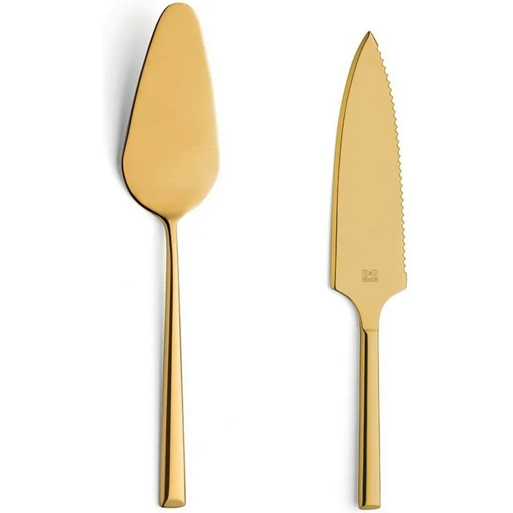 Beckmann & Rommerskirchen VISTA Tortenset 2-teilig PVD gold hochglanzpoliert