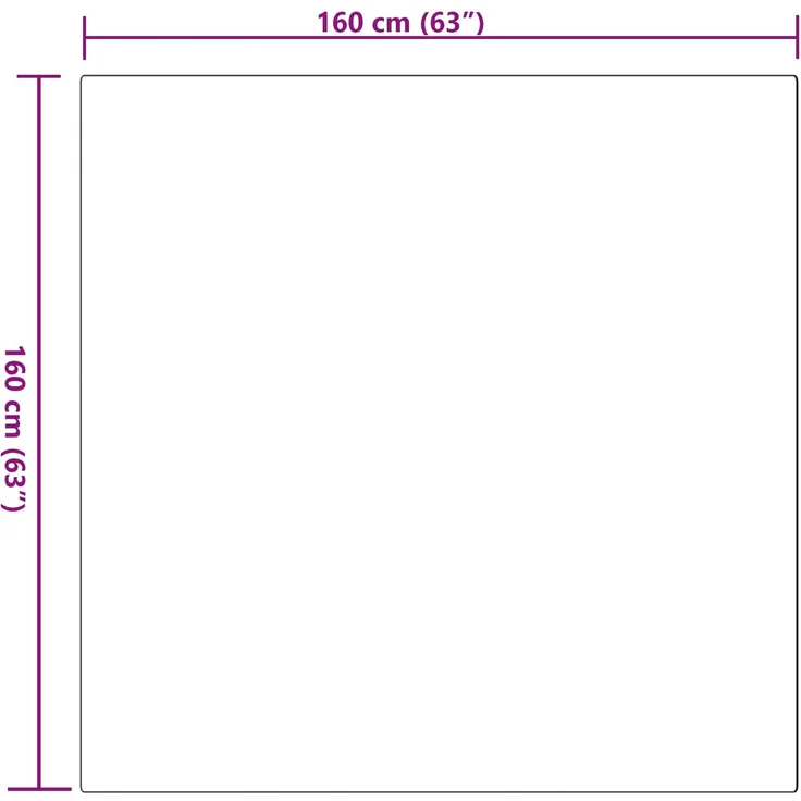 vidaXL Rutschfester Kunstfellteppich Olite Rosa 160 x 160 cm Polyester 42021708 – Bild 9