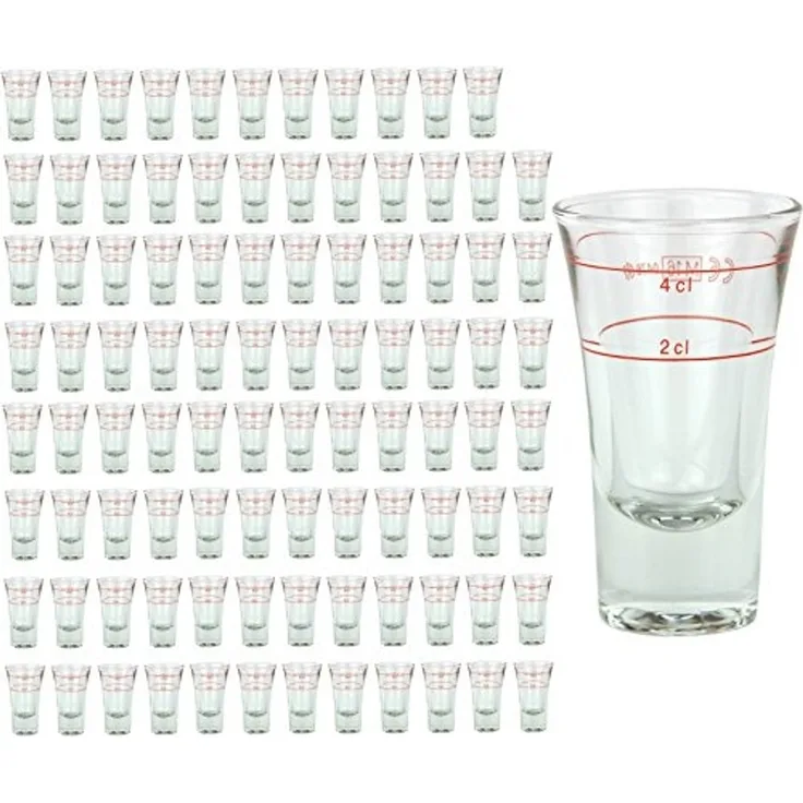 96er Set Schnapsgläser Stamper Dublino 2cl + 4cl