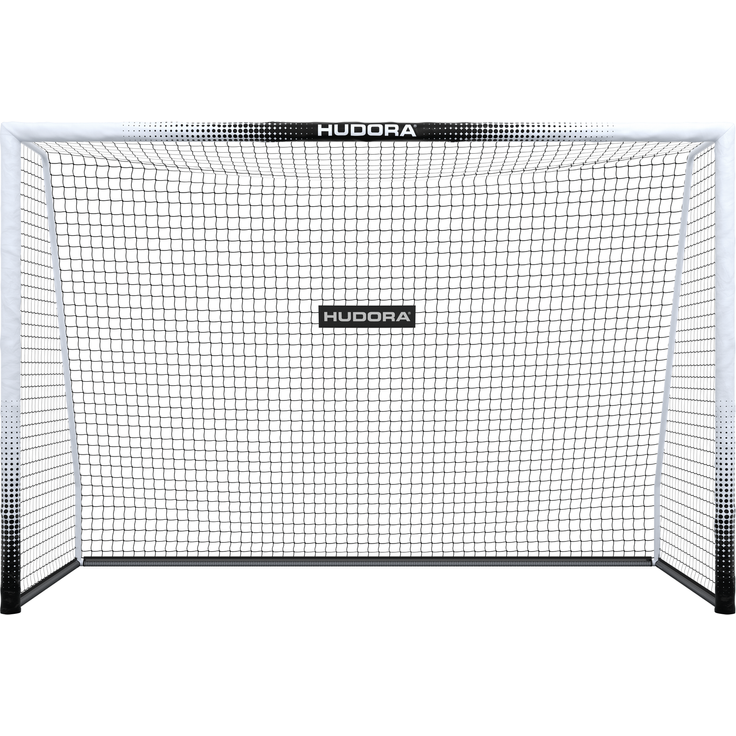 Hudora 'Pro Tect 300 Advanced' Fußballtor, Stahlrohrrahmen mit EPE-Schaumstoff ummantelt, Weiß / Schwarz, 300x200 cm – Bild 2
